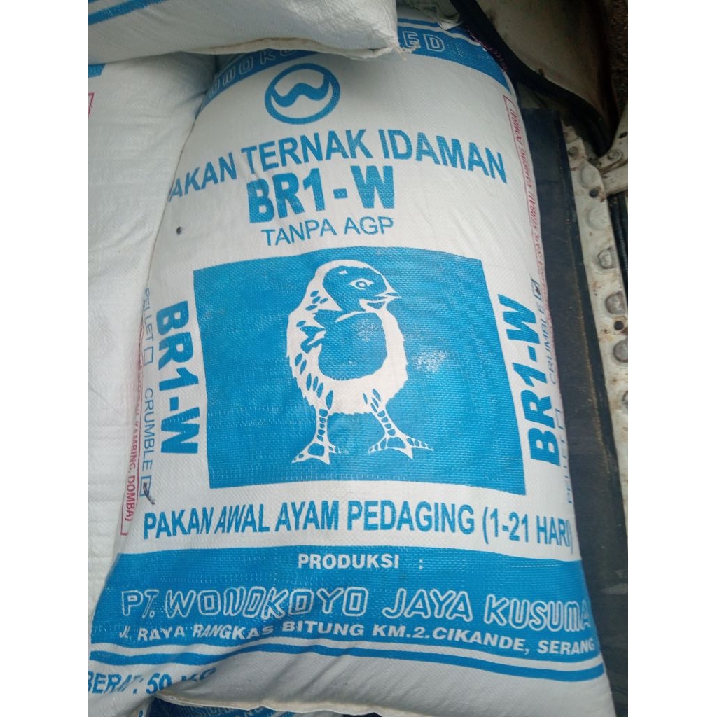 1KG Pakan Ayam Broiler Starter BR1-W Wonokoyo