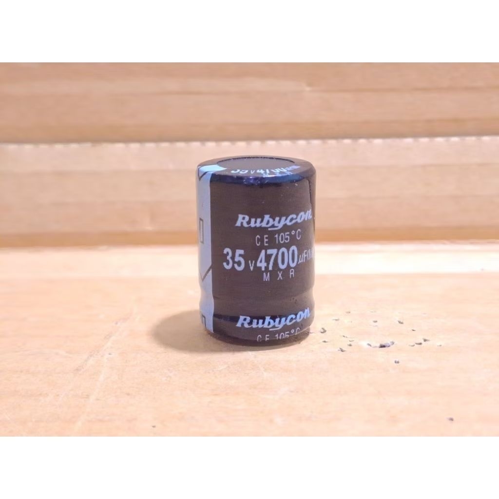 Elco 4700 uf ~ 35 Volt Rubycon Body Pendek * Promo *.