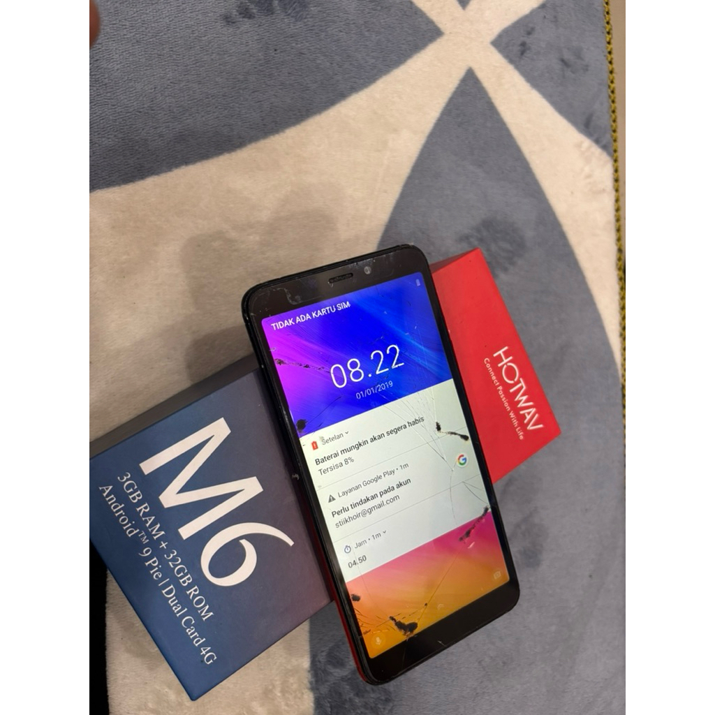 HP HOTWAV M6 minus lcd