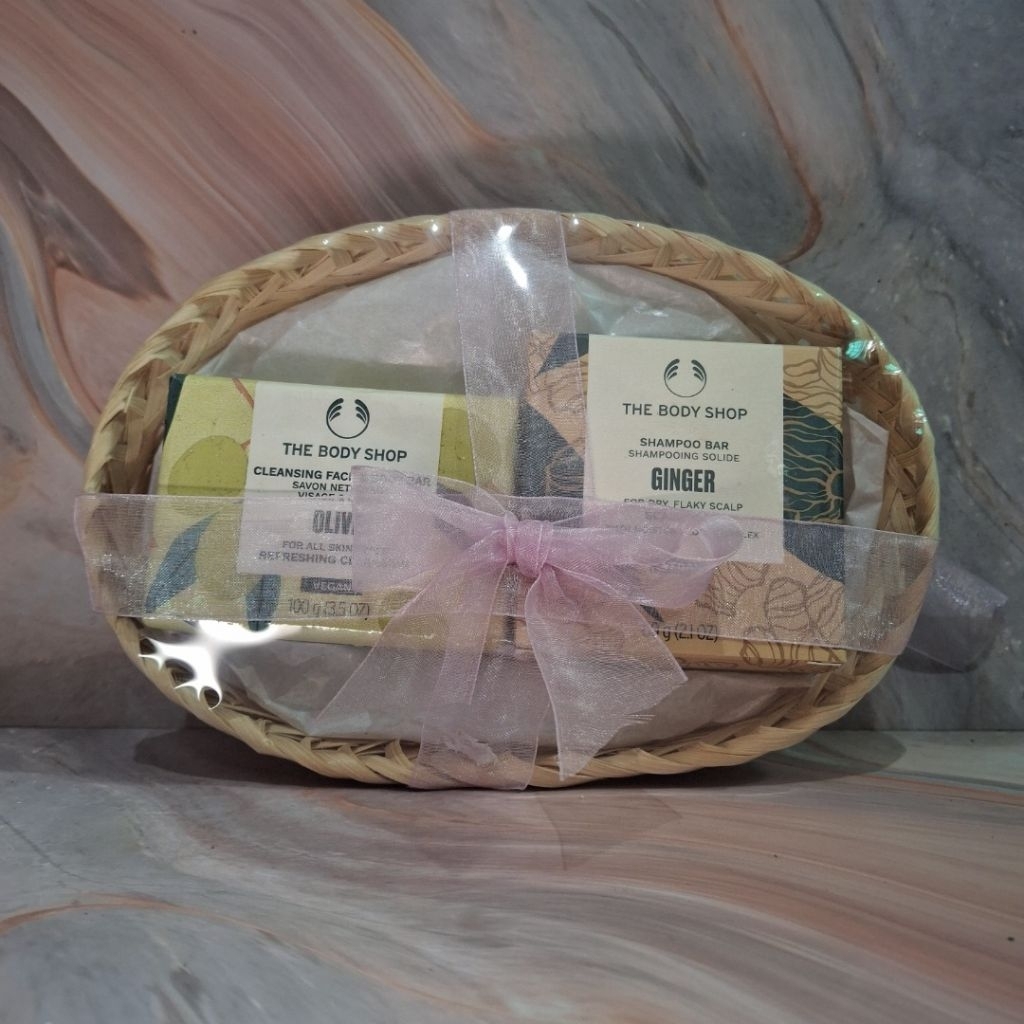 The body shop olive and ginger gift paket seserahan kado murah