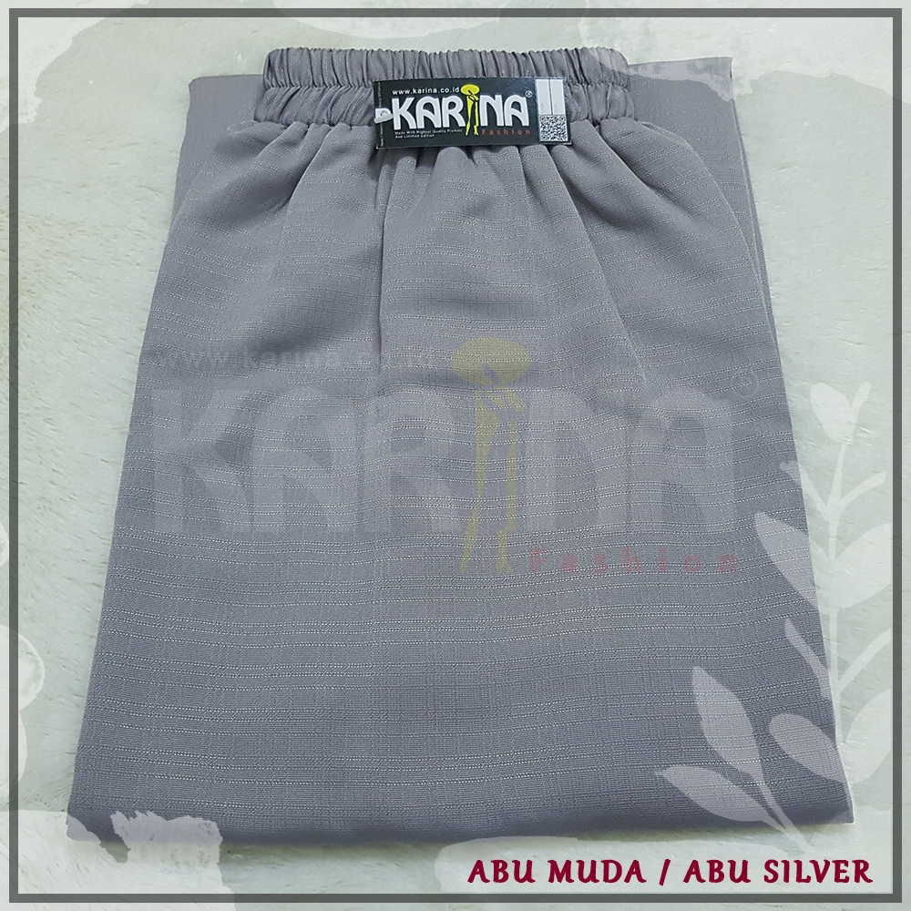Rok Kerja Polos Panjang AMUNZEN Skirt Lebar Wanita Muslim Full Karet (Produsen Rok Wolfis Balotelli)