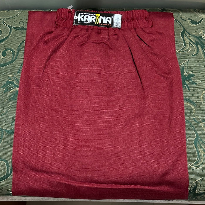 Rok Kerja Panjang Muslimah Original AMUNZEN Polos Full Karet (Produsen Rok Kerja Wolfis Balotelli)
