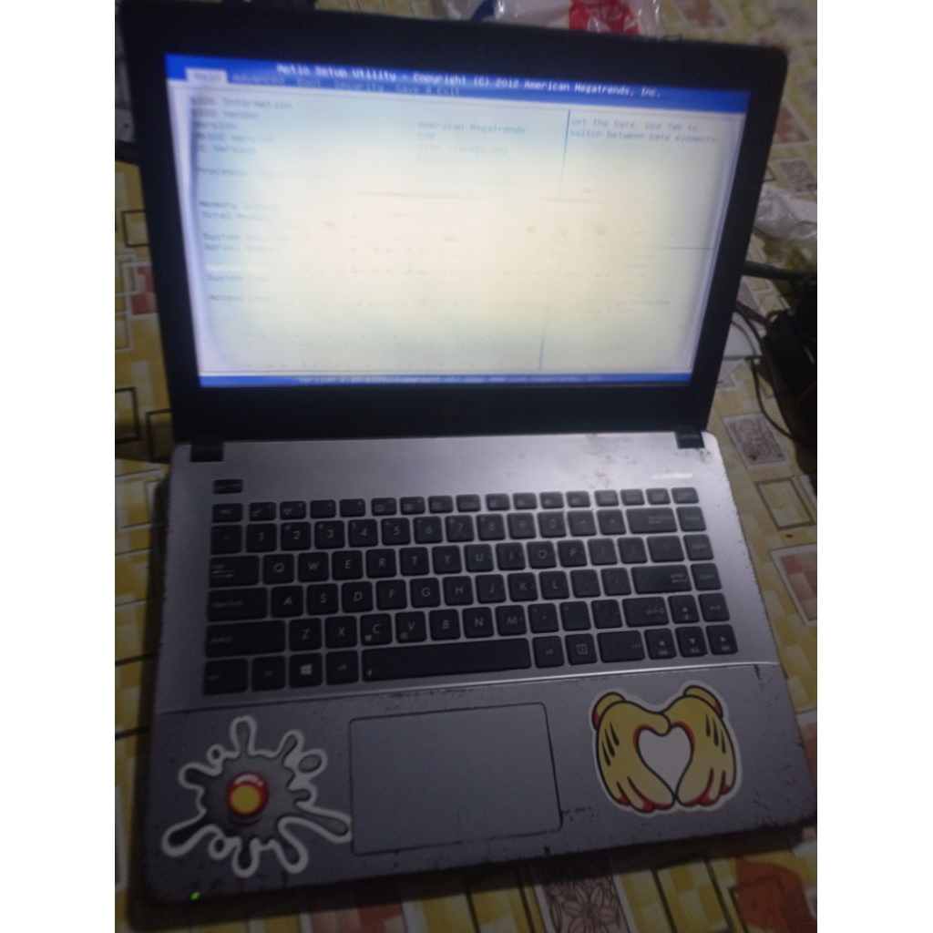 Mobo Laptop Asus X450C intel celeron