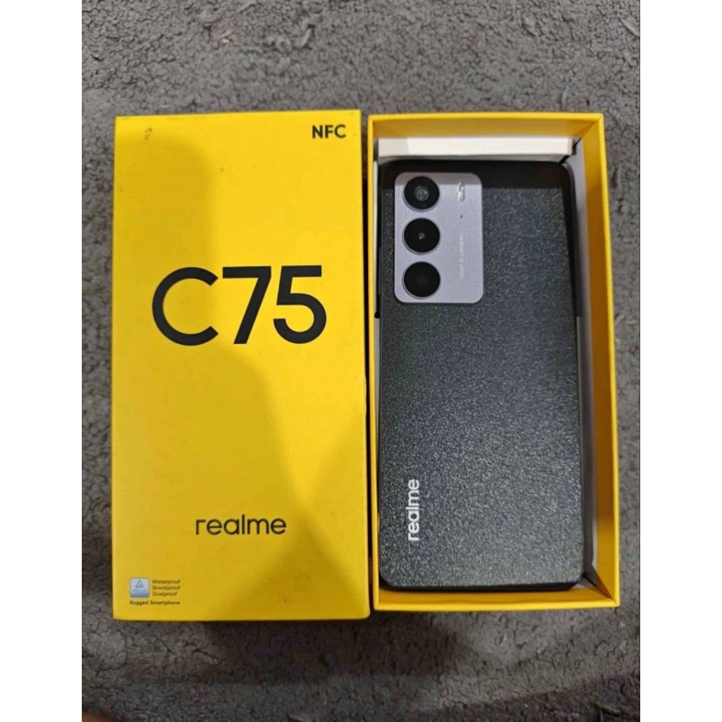 realme c75 ram 8/256gb bekas fullset