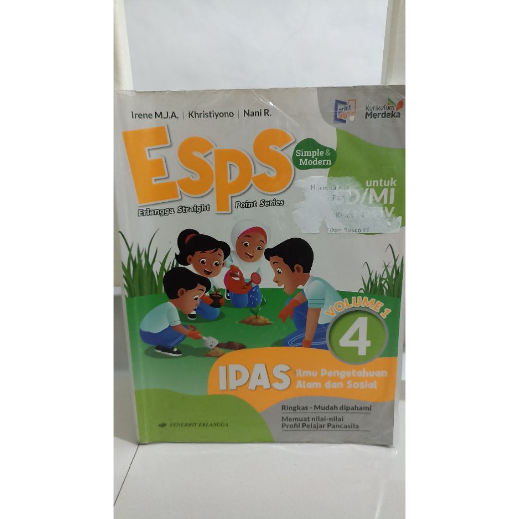 ESPS IPAS Vol 1 Kelas 4