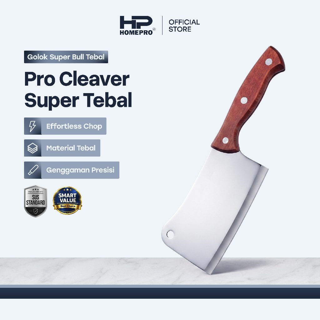 HomePro - Golok Super Bull - Golok Baja Tebal Serbaguna
