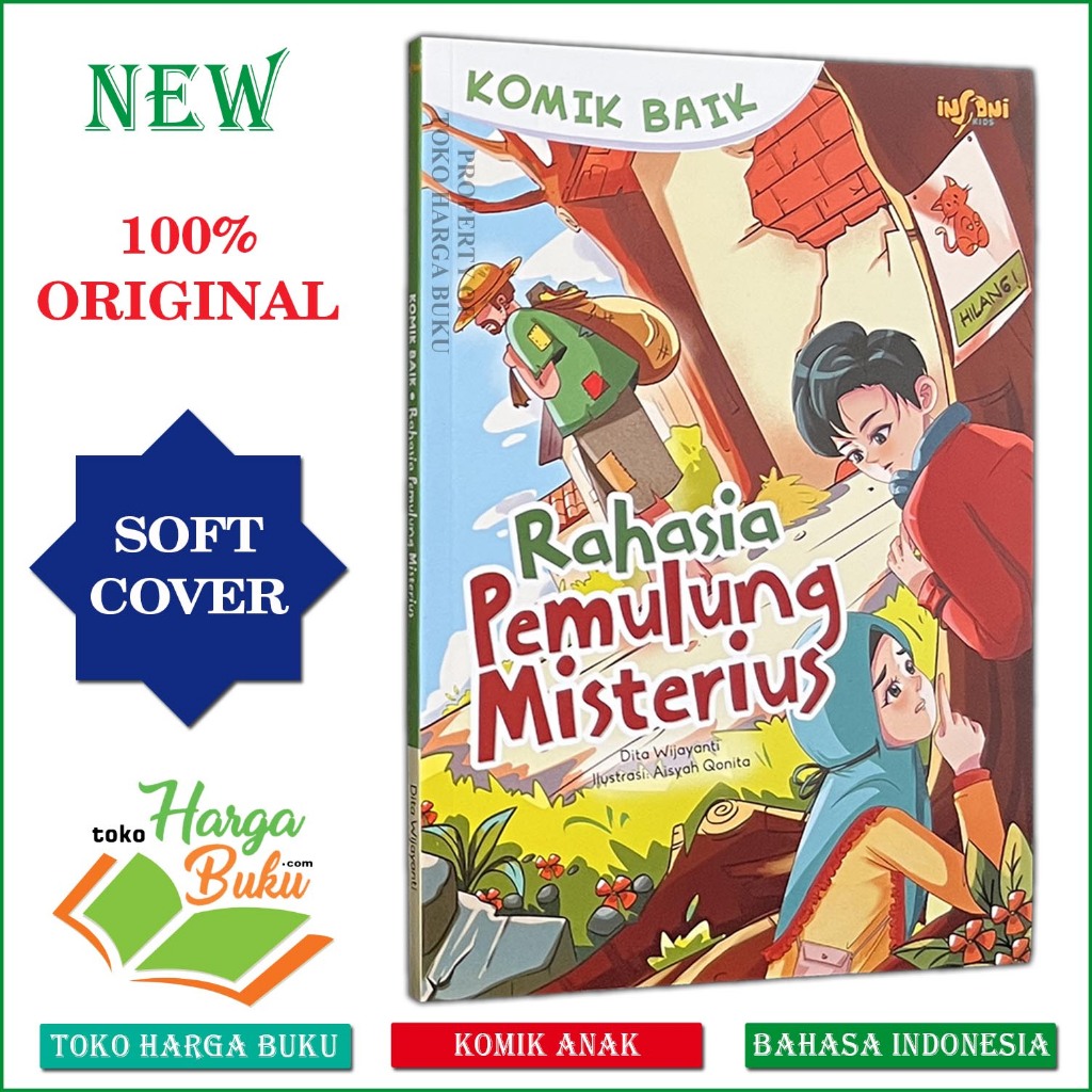 Foto Komik Baik Rahasia Pemulung Misterius ORIGINAL Buku Cerita Anak GIP - Gema Insani Press