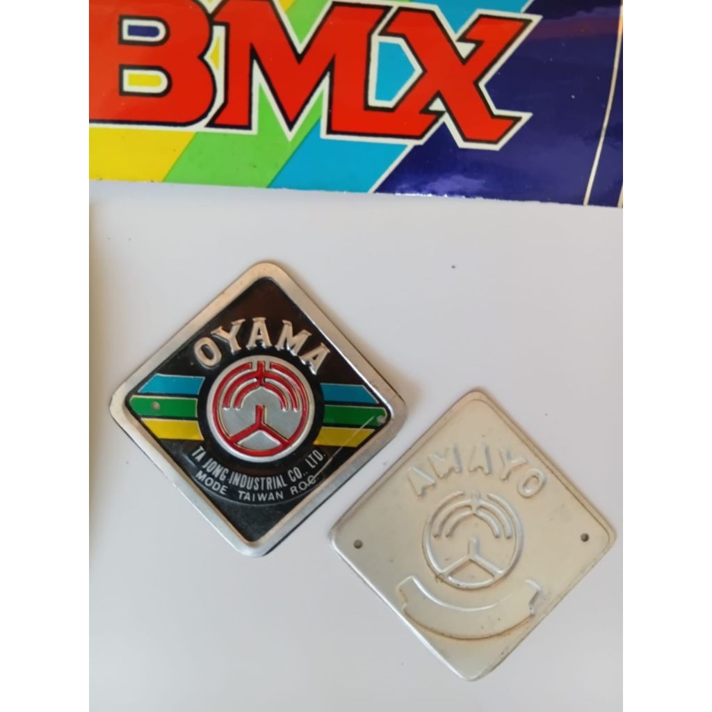 Plat & Sticker Sepeda OYAMA BMX