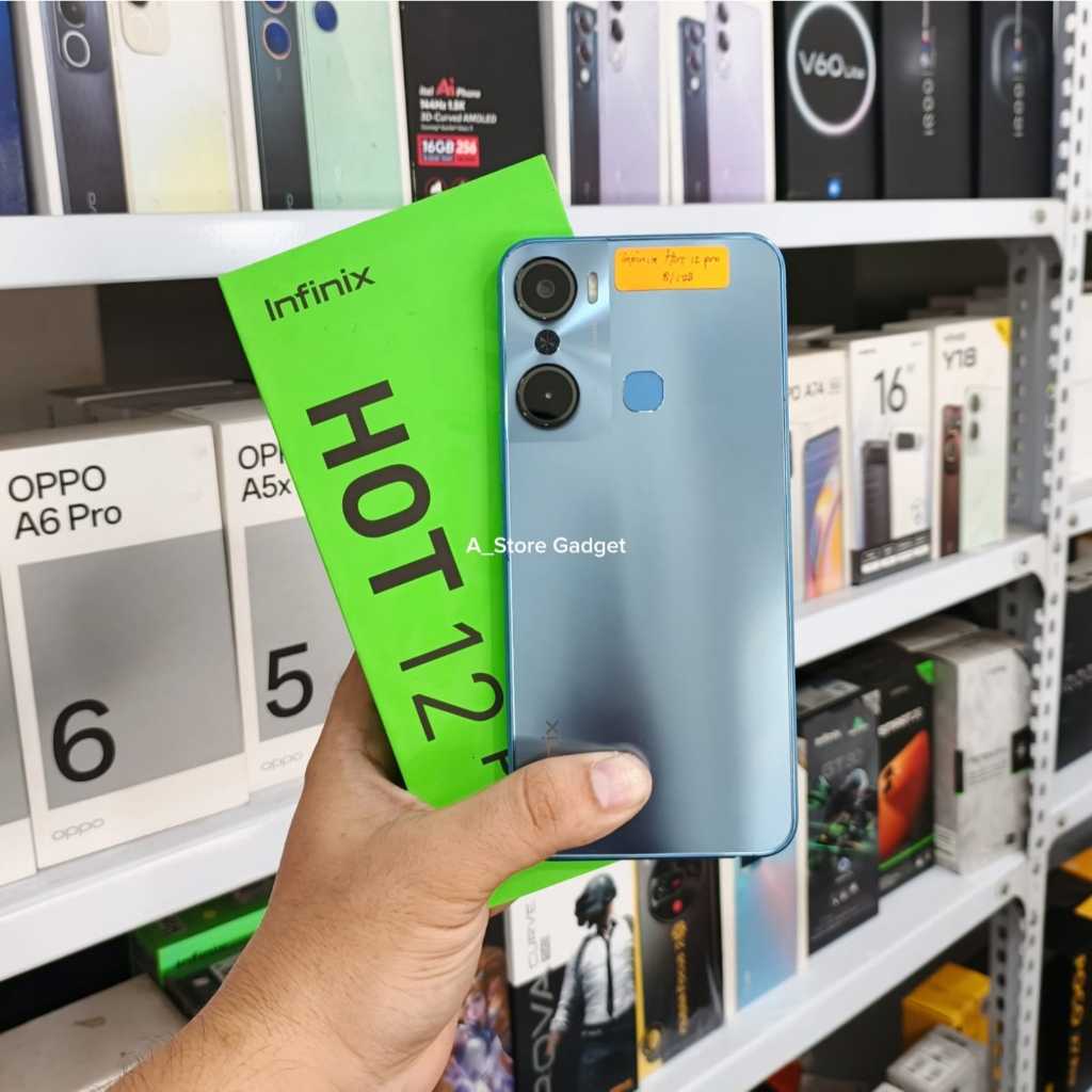 INFINIX HOT 12 PRO 8/128 SECOND FULLSET ORIGINAL