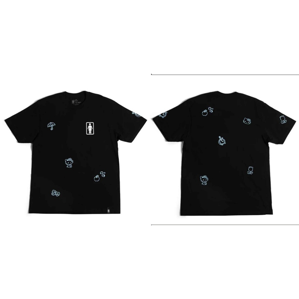 GIRL SKATEBOARDS X SANRIO ALLOVER SIZE L T SHIRT