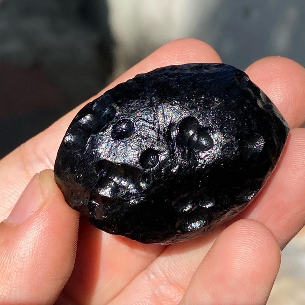 Natural Textite Meteorite - Batu Meteor Satam