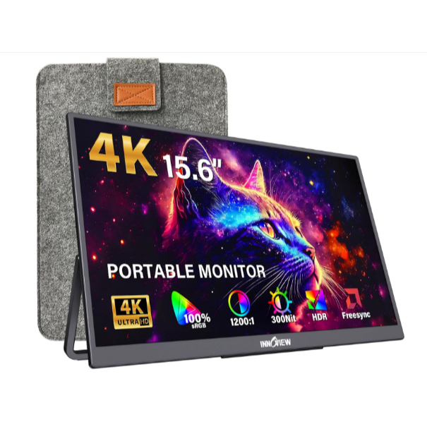 InnoView 15.6" Portable Monitor 60Hz 4K UHD