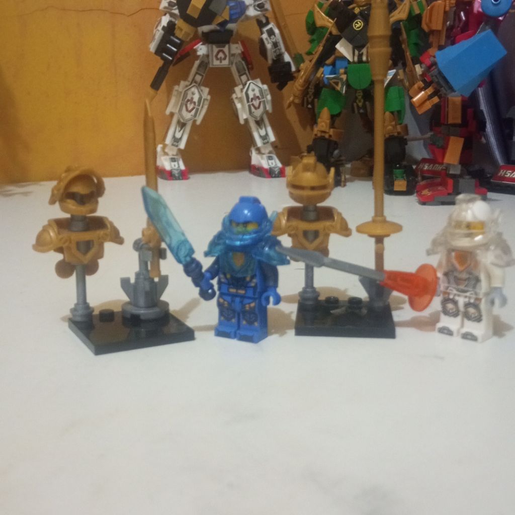 Mainan Bricks Murah Lego Unofficial Nexo Knights Ultimate Clay dan Ultimate Lance