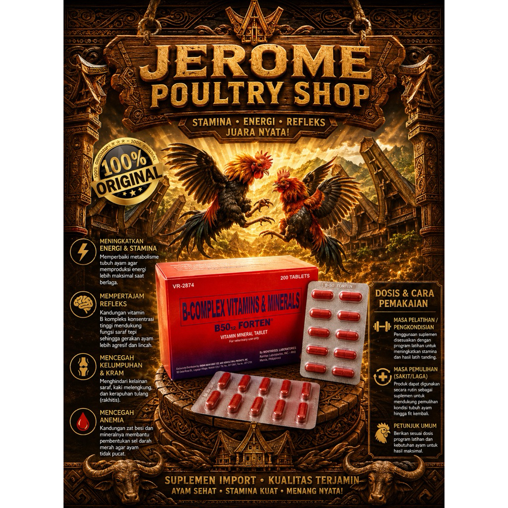 B50 FORTEN 10 TABLET VITAMIN AYAM
