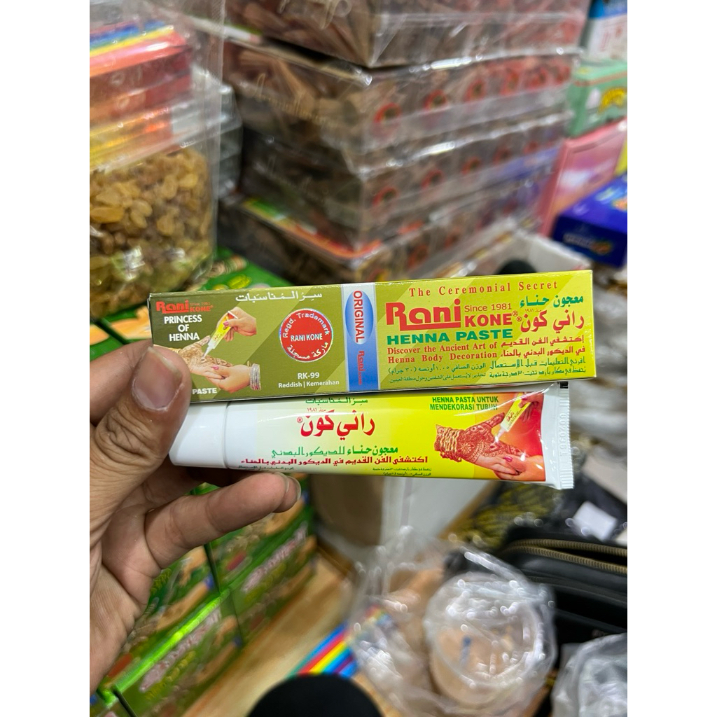 Rani besar kone henna paste/pacar kuku/tangan
