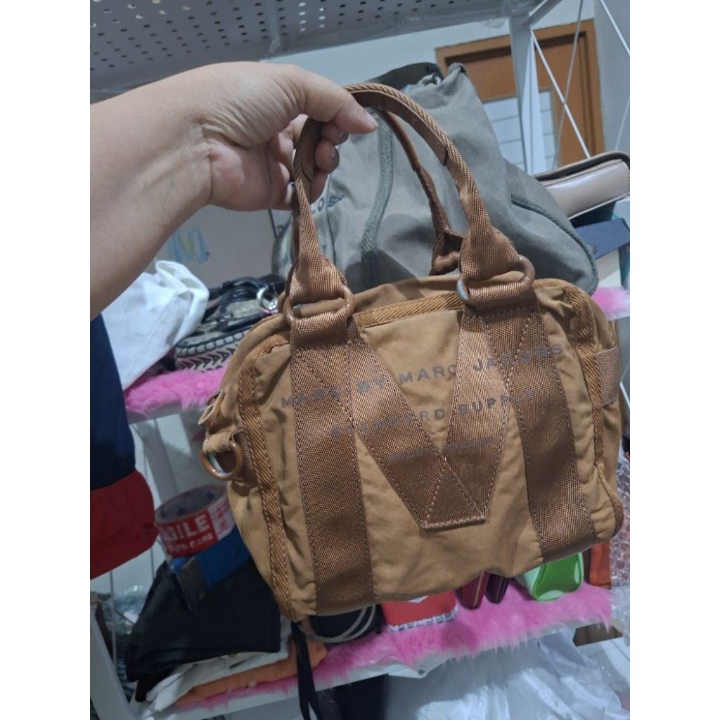 tas kanvas MJ authentic brown
