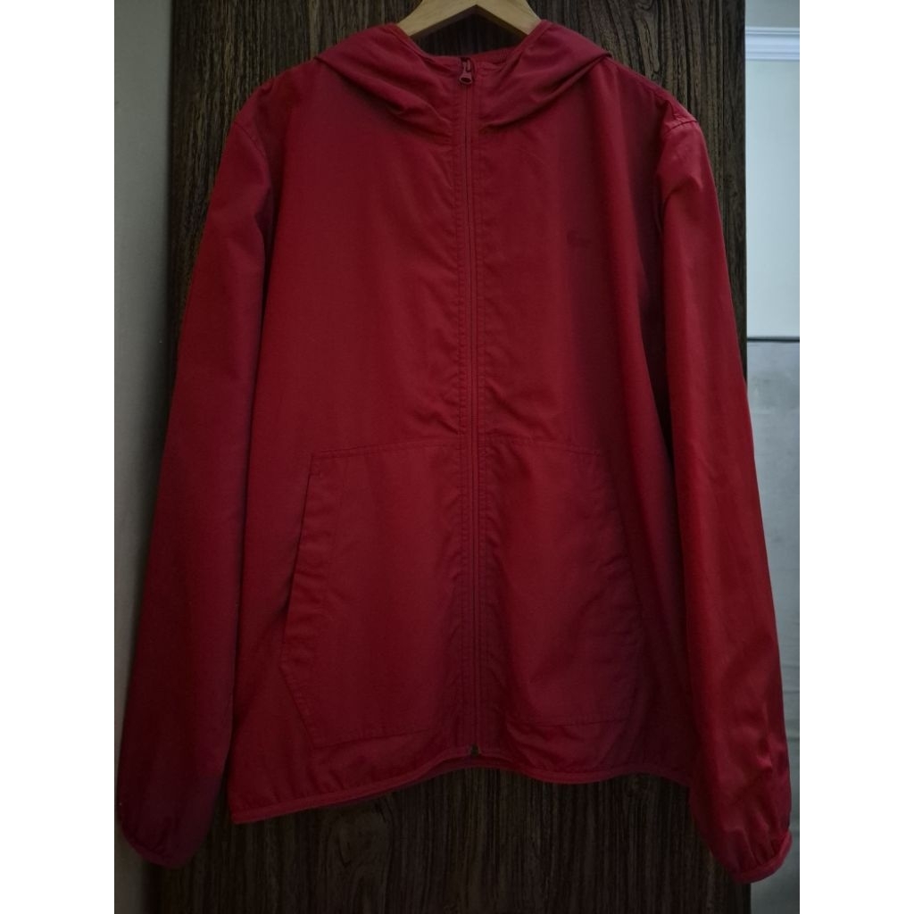 (PRELOVED) JAKET LACOSTE SPORT MERAH