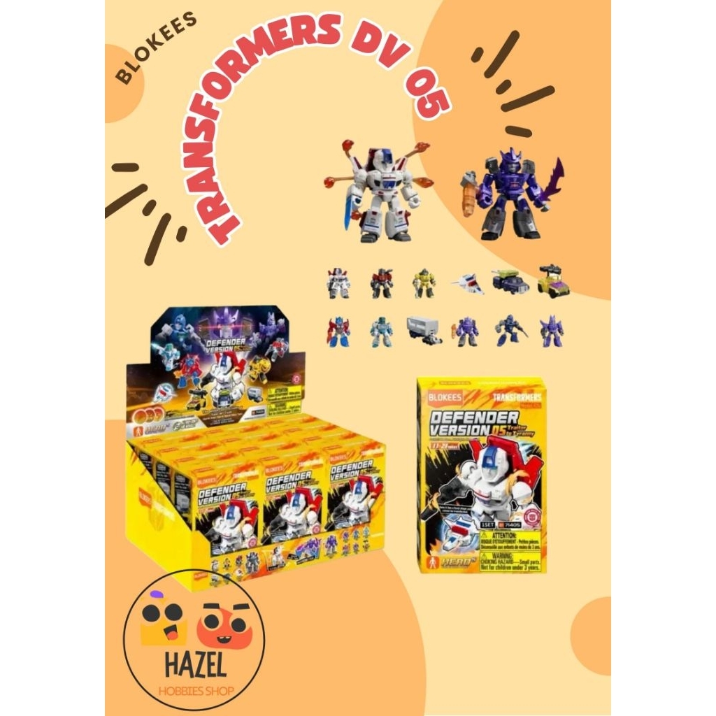 Blokees Transformers DV 05 dan DV 07 original