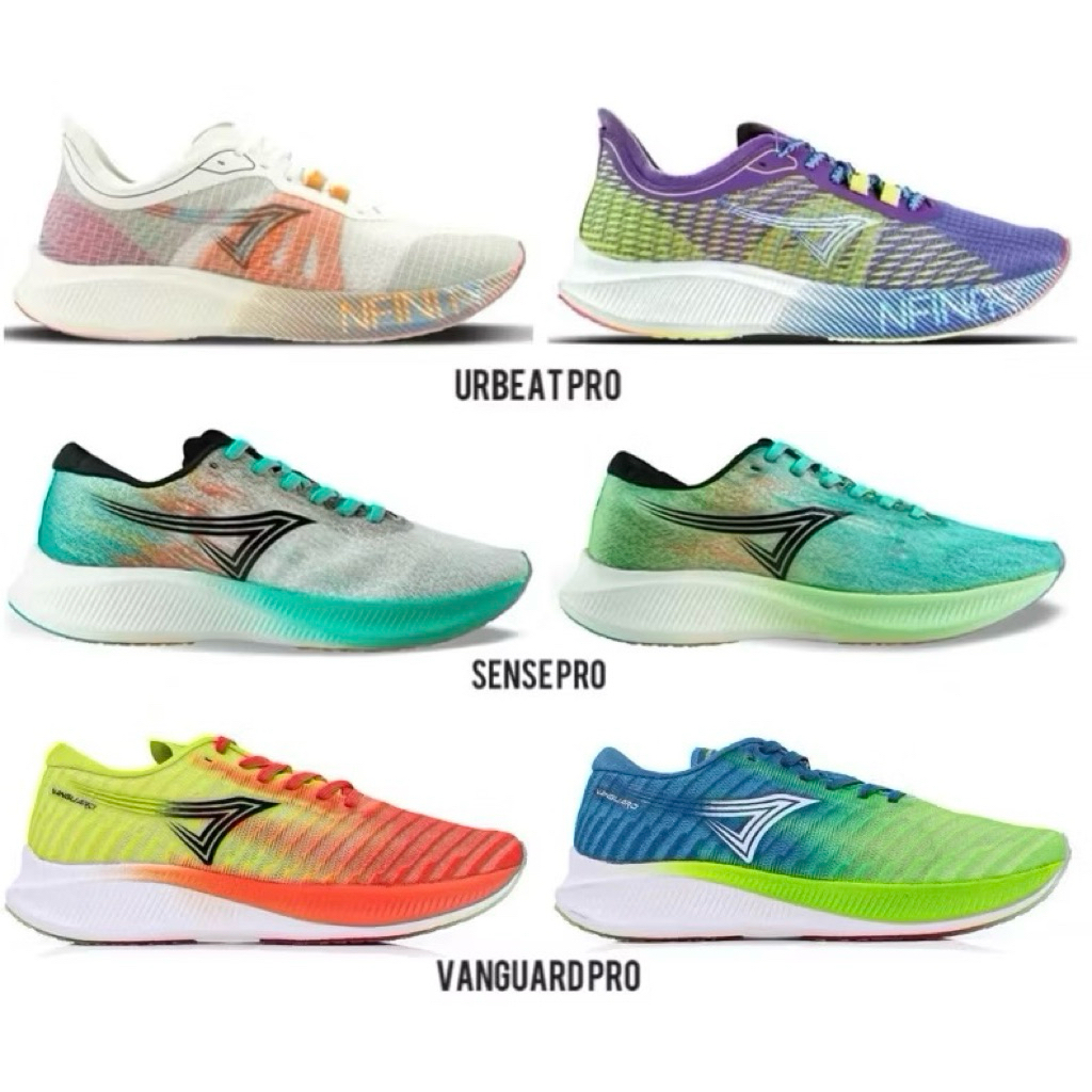 SEPATU RUNNING ARDILES  URBEAT PRO - ARDILES NFINITY SENSE PRO PLAT CARBON 100% ORIGINAL