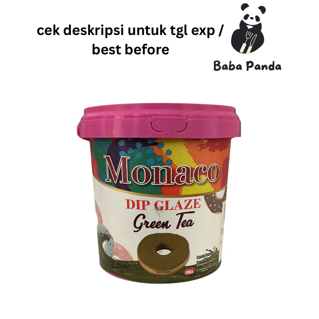 Monaco Dip Glaze Green Tea 1kg – Glaze & Topping Matcha