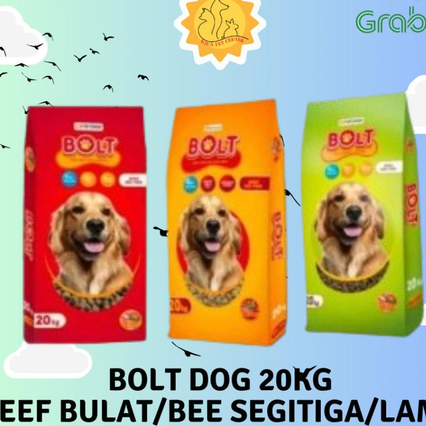 Bolt dogfood 20kg - Makanan Anjing BOLT - 20kg