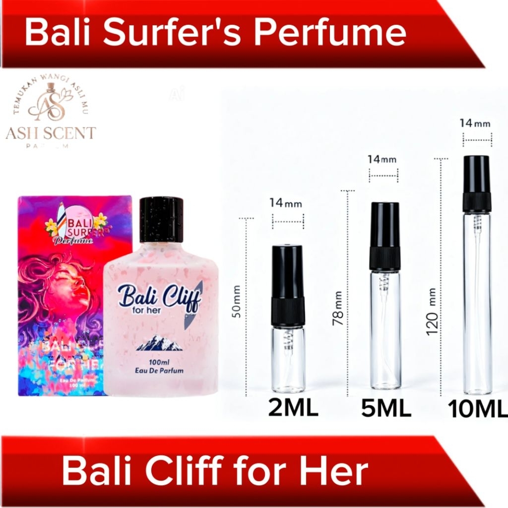 Bali Surfer's perfume - Bali Cliff for Her