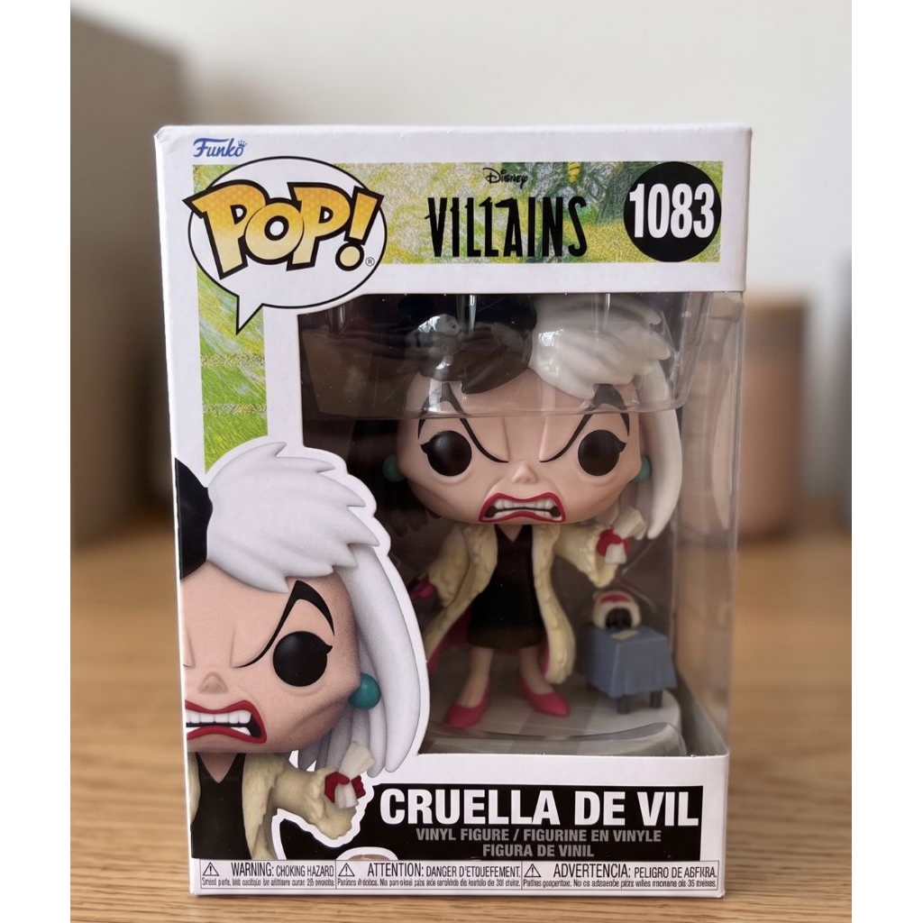 Funko Pop Disney Villains #1083 – Cruella De Vil Vinyl Figure