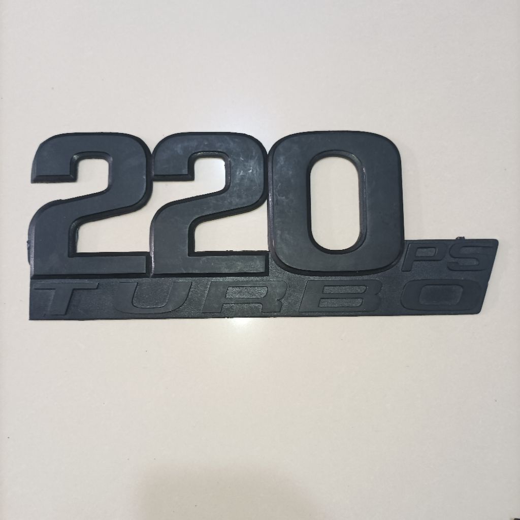 EMBLEM LOGO 220PS TURBO MITSUBISHI FUSO ORIGINAL