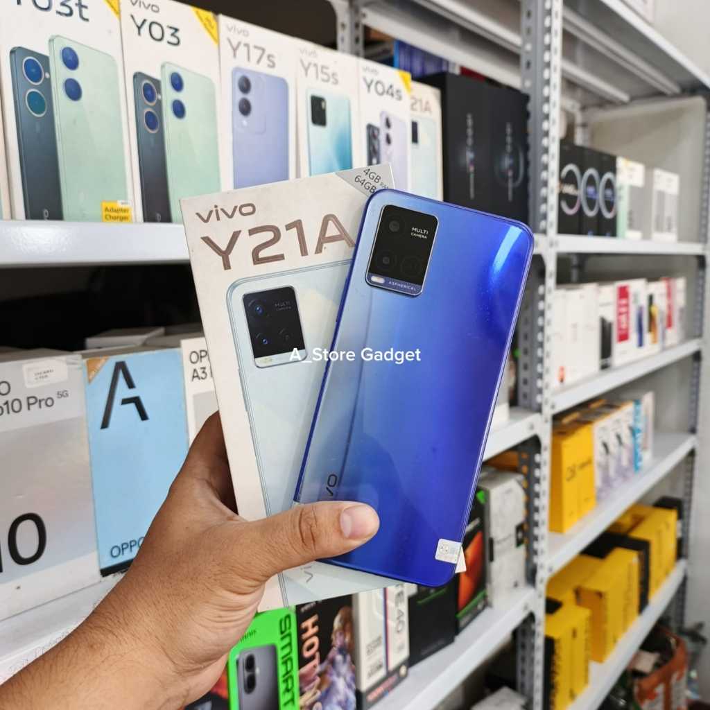 VIVO Y21A 4/64 SECOND FULLSET ORIGINAL