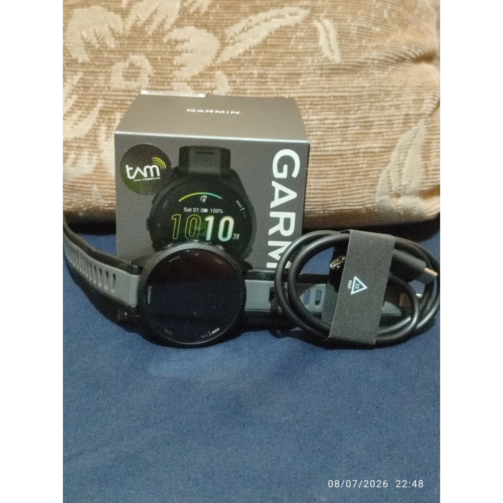 GARMIN FORERUNNER 165 BLACK SECOND SMART WATCH