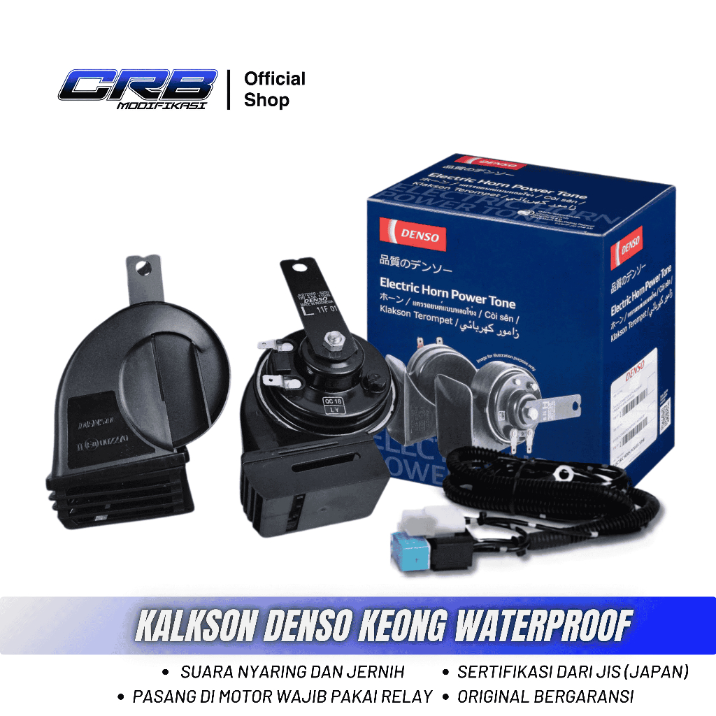 Klakson DENSO KEONG Original TAHAN AIR Klakson KEONG DENSO - Klakson DENSO Original Motor Mobil Univ