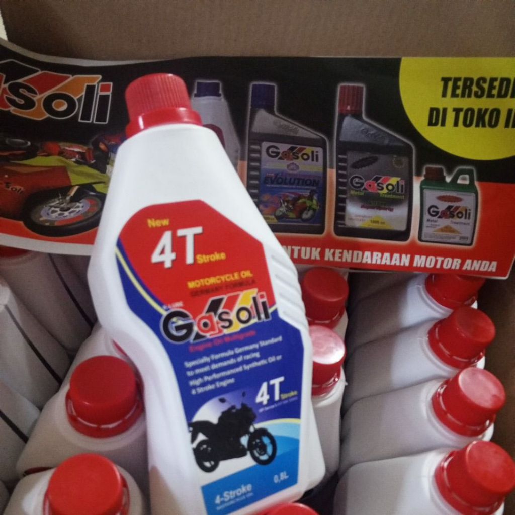 oli mesin gasoli manual bebek utk motor manual 4t stroke germany formula sae20w50 0.8L 800ml jamin o