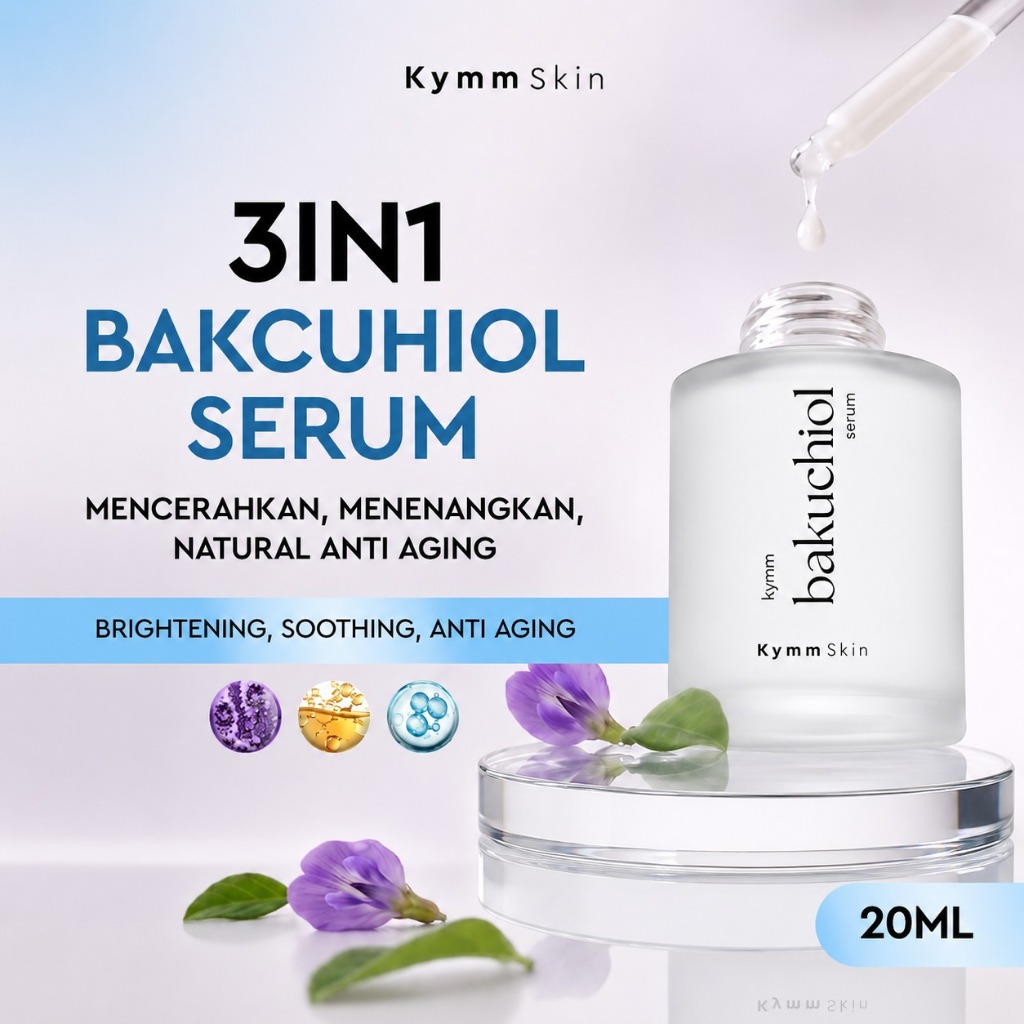 [LIVE] KYMM SKIN Miracle Bakuchiol Serum | Serum Mencerahkan Atasi Kulit Kusam