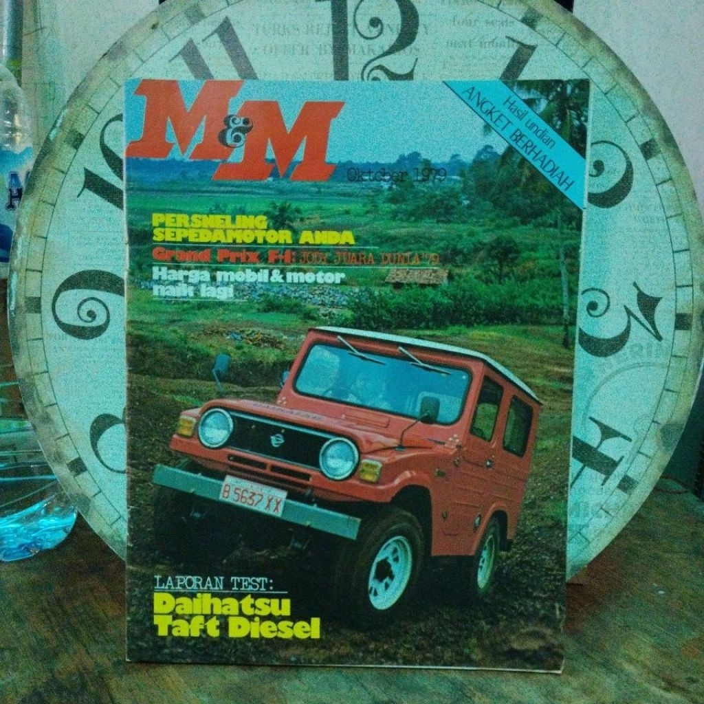 majalah mobil motor tahun oktober 1979