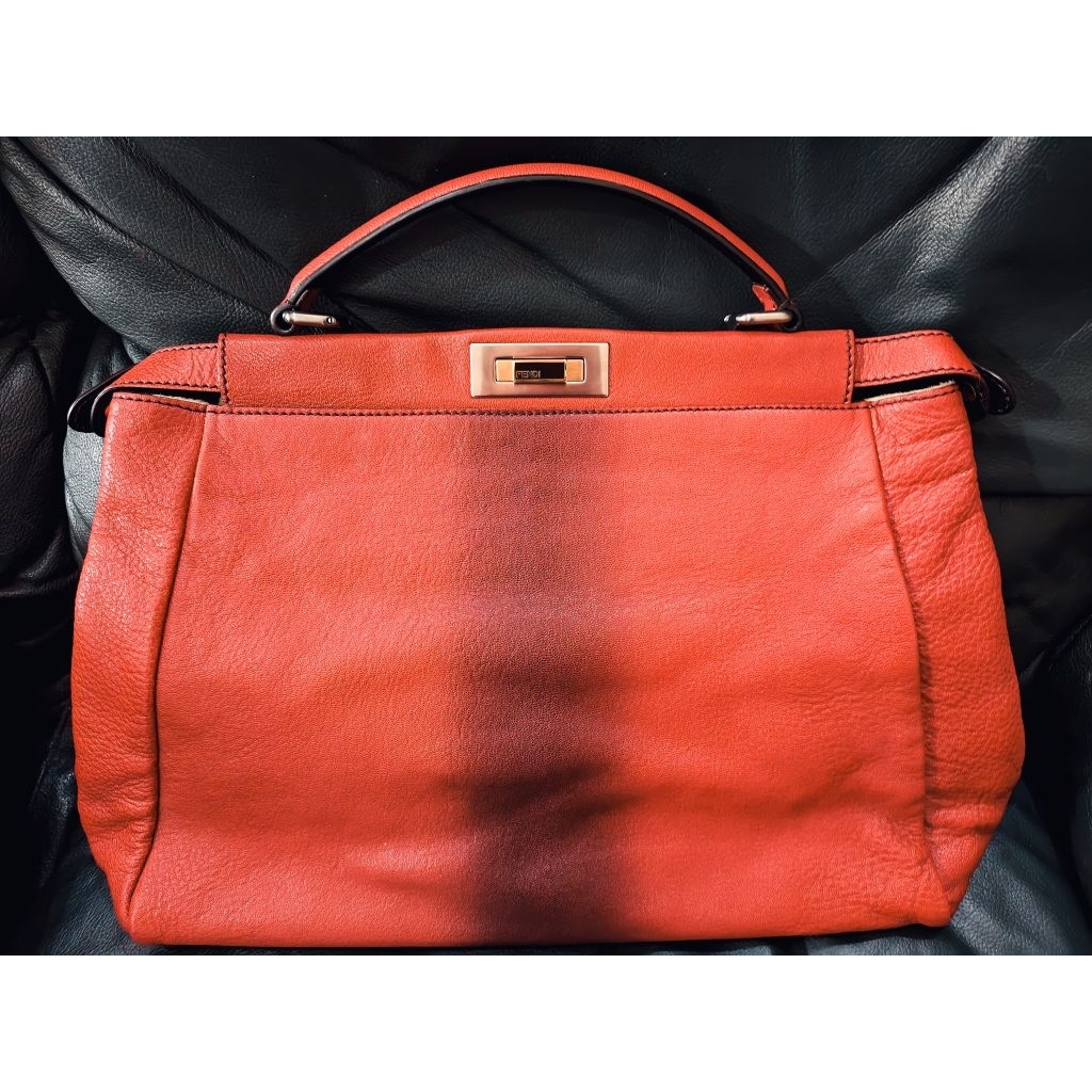Original Fendi Peekaboo Raspberry Red (Late 2000s Archival Piece)