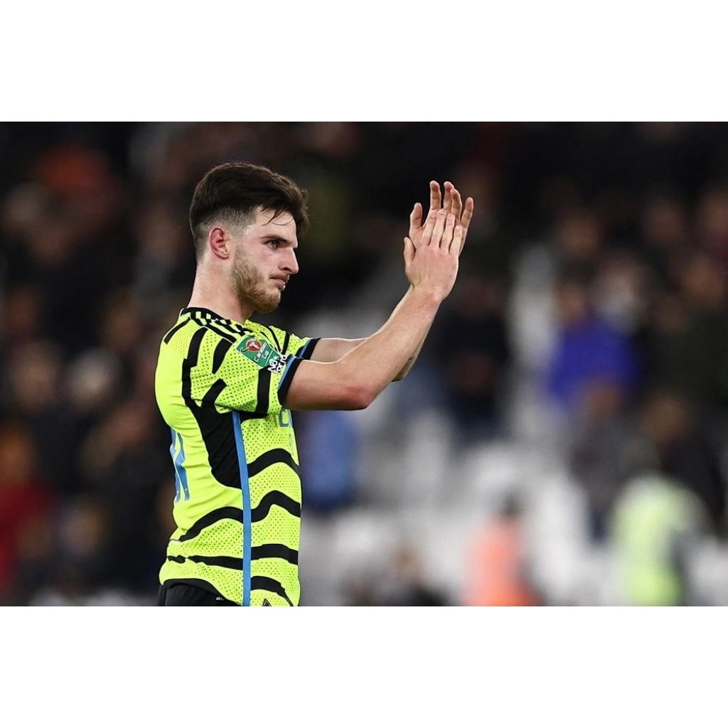 ADIDAS JERSEY ORIGINAL ARSENAL AWAY 2023/2024 #41 DECLAN RICE SIZE L BNWT
