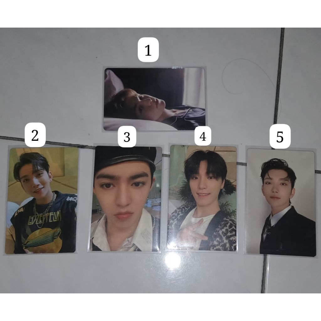 Official Ready Stock Photocard Seventeen Carat Ver Attaca (Vernon,Joshua,Scoups,Dino,Joshua)
