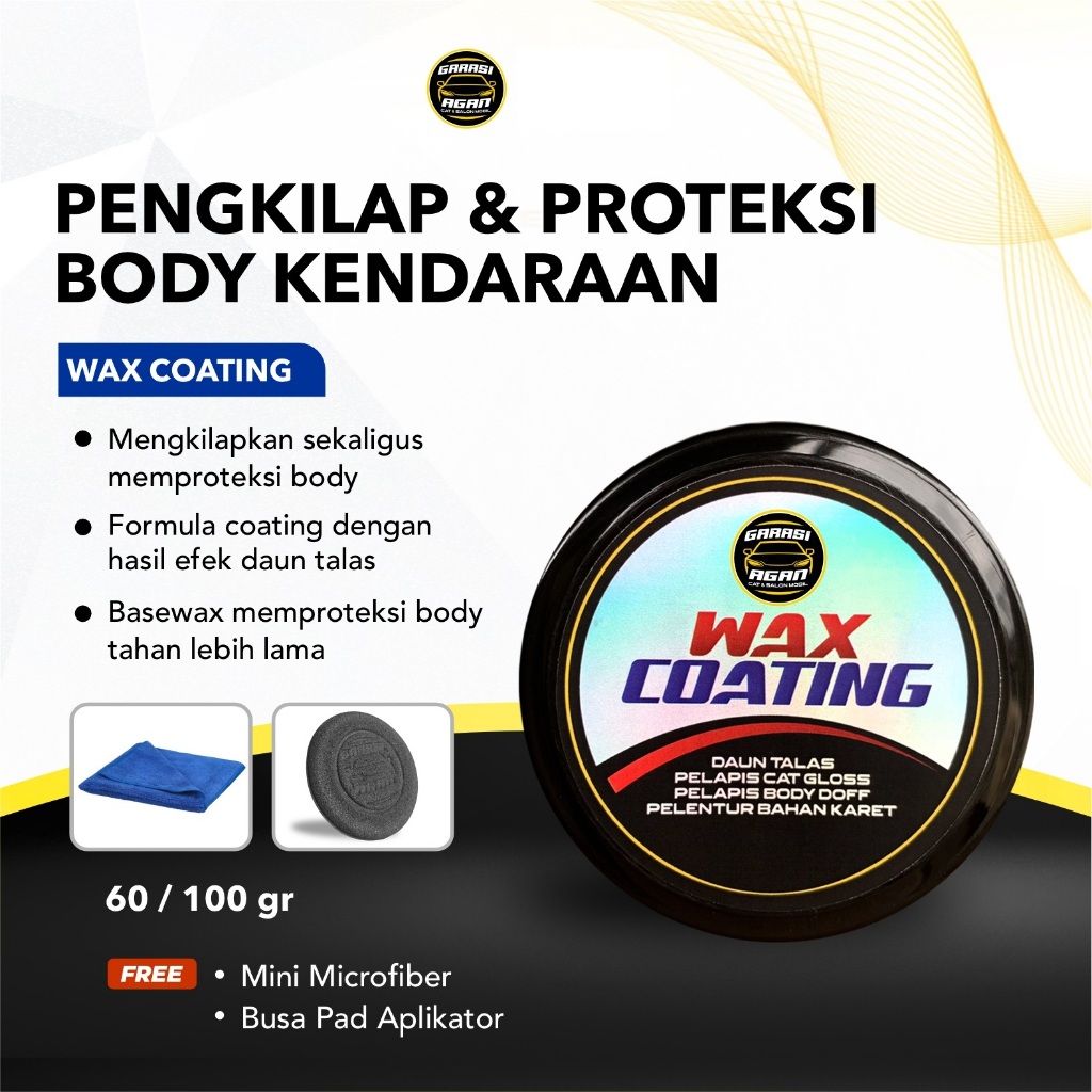 WAX COATING WAX POLISH PENGKILAP MOBIL MOTOR WAX MOBIL MOTOR
