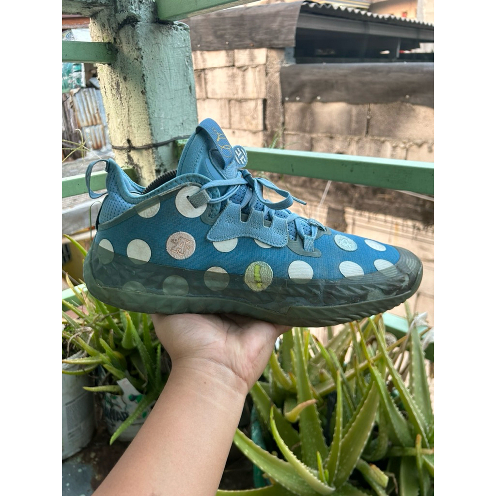 Adidas Harden Vol.5 Futurenatural Polka Dot Team Light Blue Basket Sneakers Original Size 44