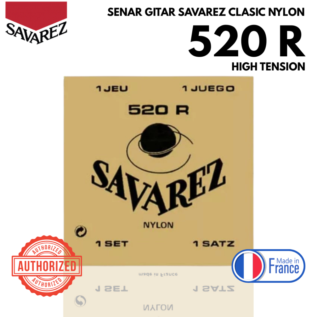 Senar Gitar Savarez Classic Senar Gitar Savarez Nylon 520R Original