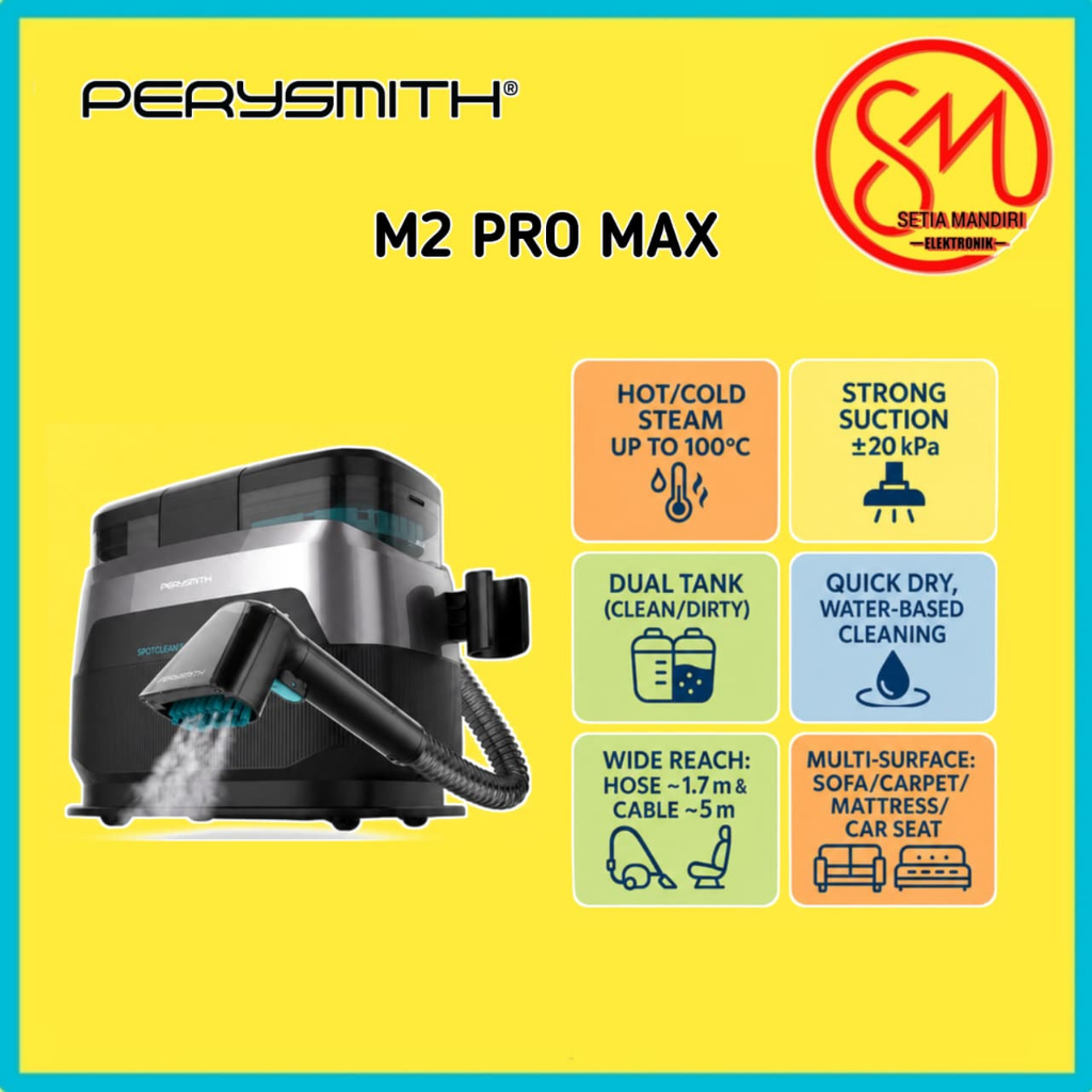 PerySmith M2 Lite II - M2 Lite - M2 Pro Max Spot Cleaner CleanPro Series