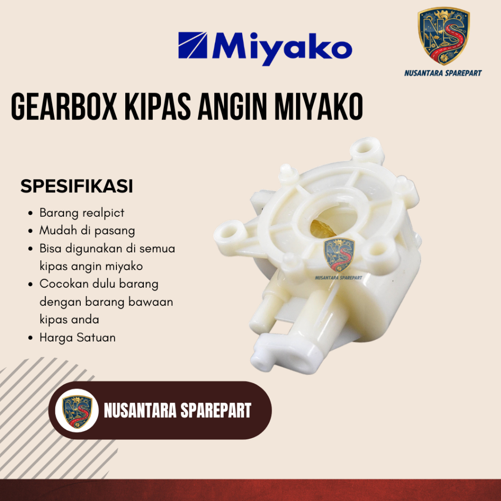 GEARBOX KIPAS ANGIN MIYAKO