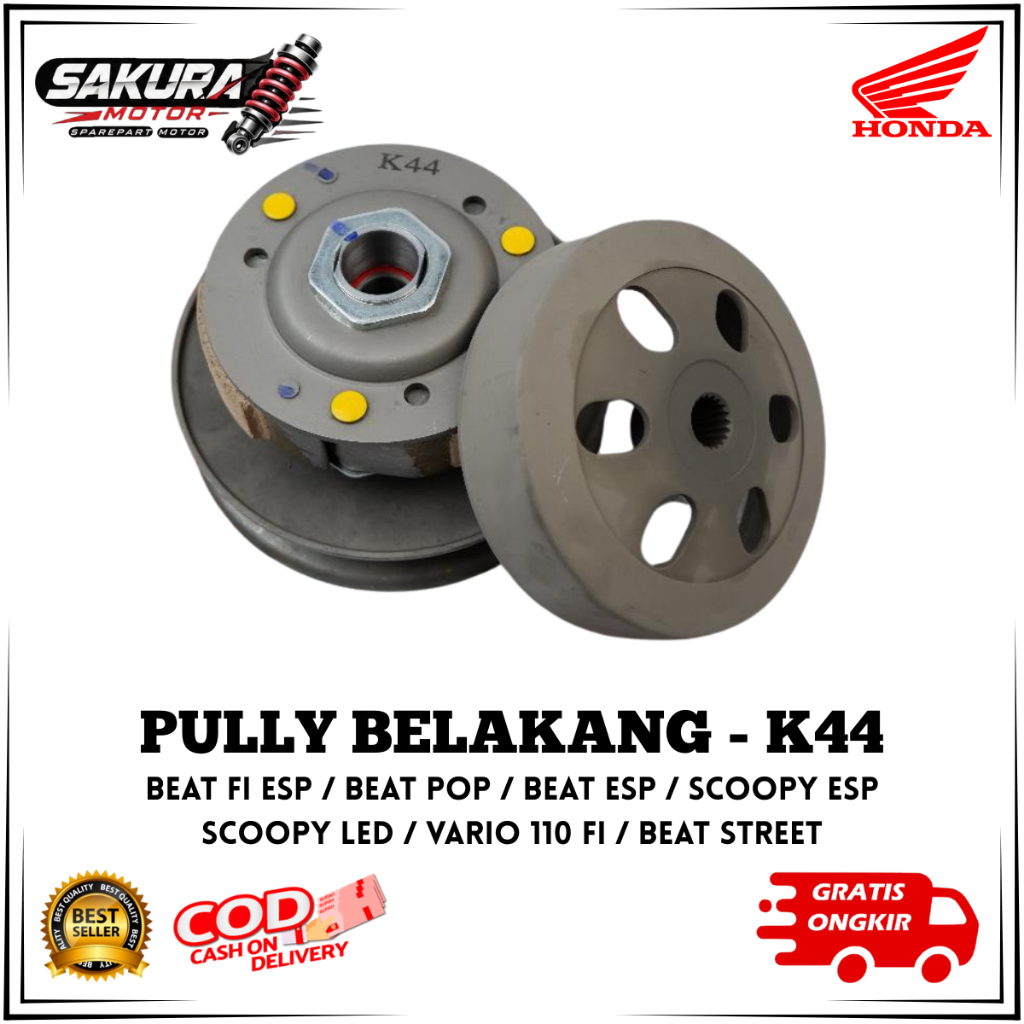 Pully Belakang Beat K44 - CVT Beat Fi Full Set