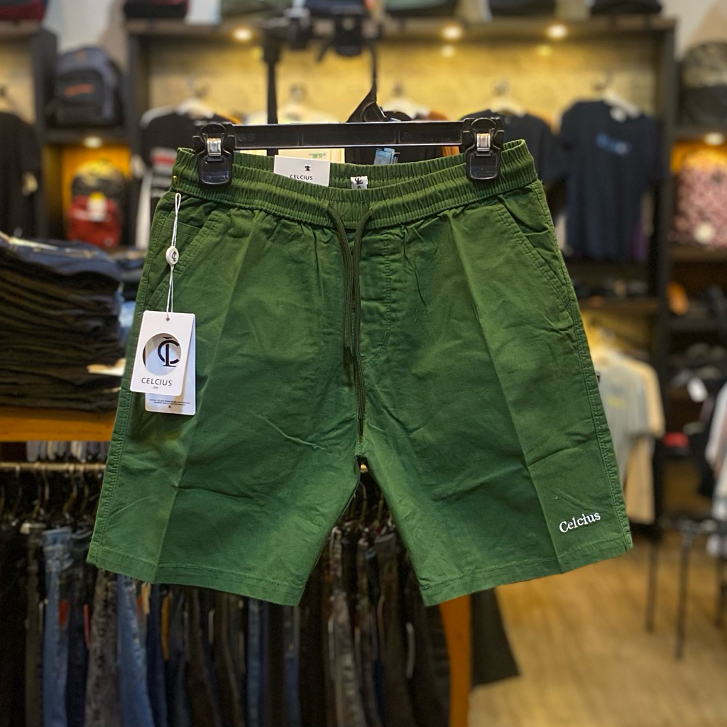 Boarshort Celsius katun twill Distro | Celana Pendek Katun twill | ShortPants Distro Terbaru