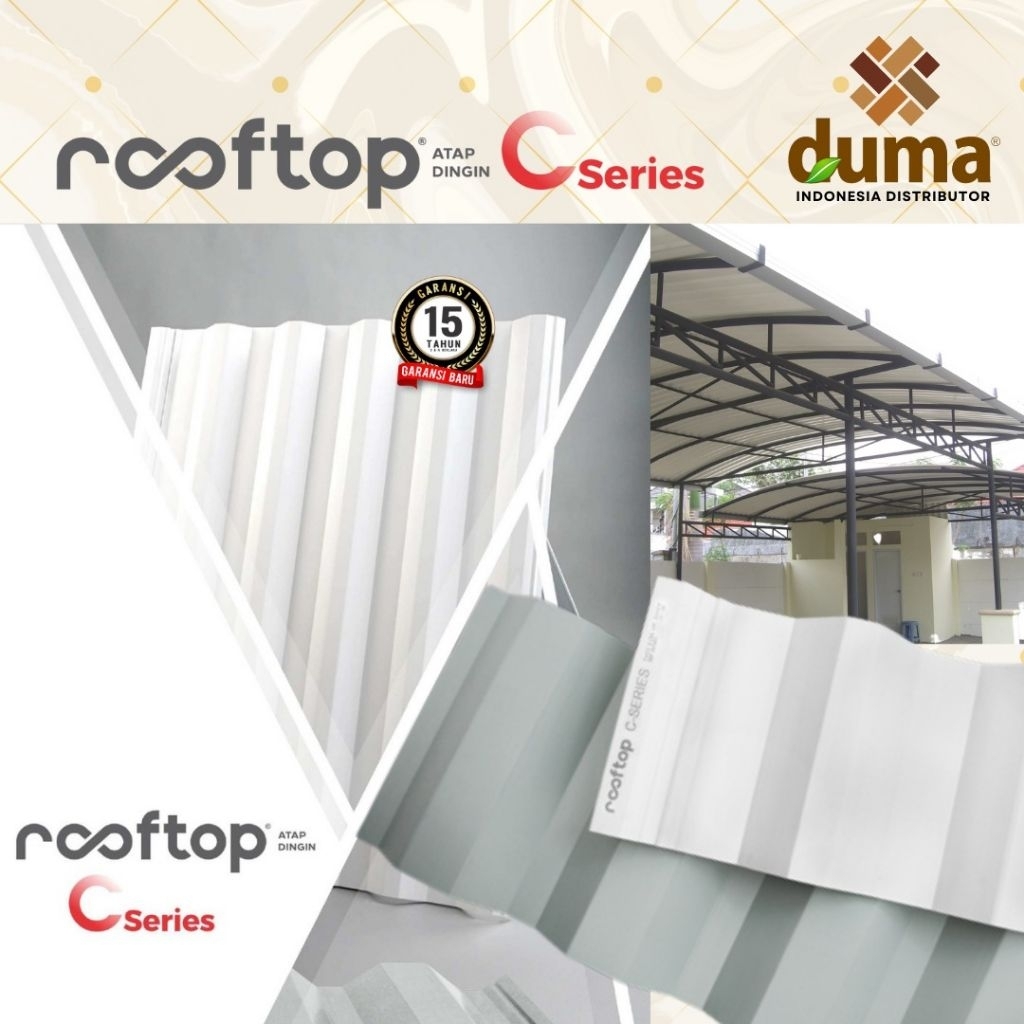 ATAP DINGIN UPVC ROOFTOP C SERIES