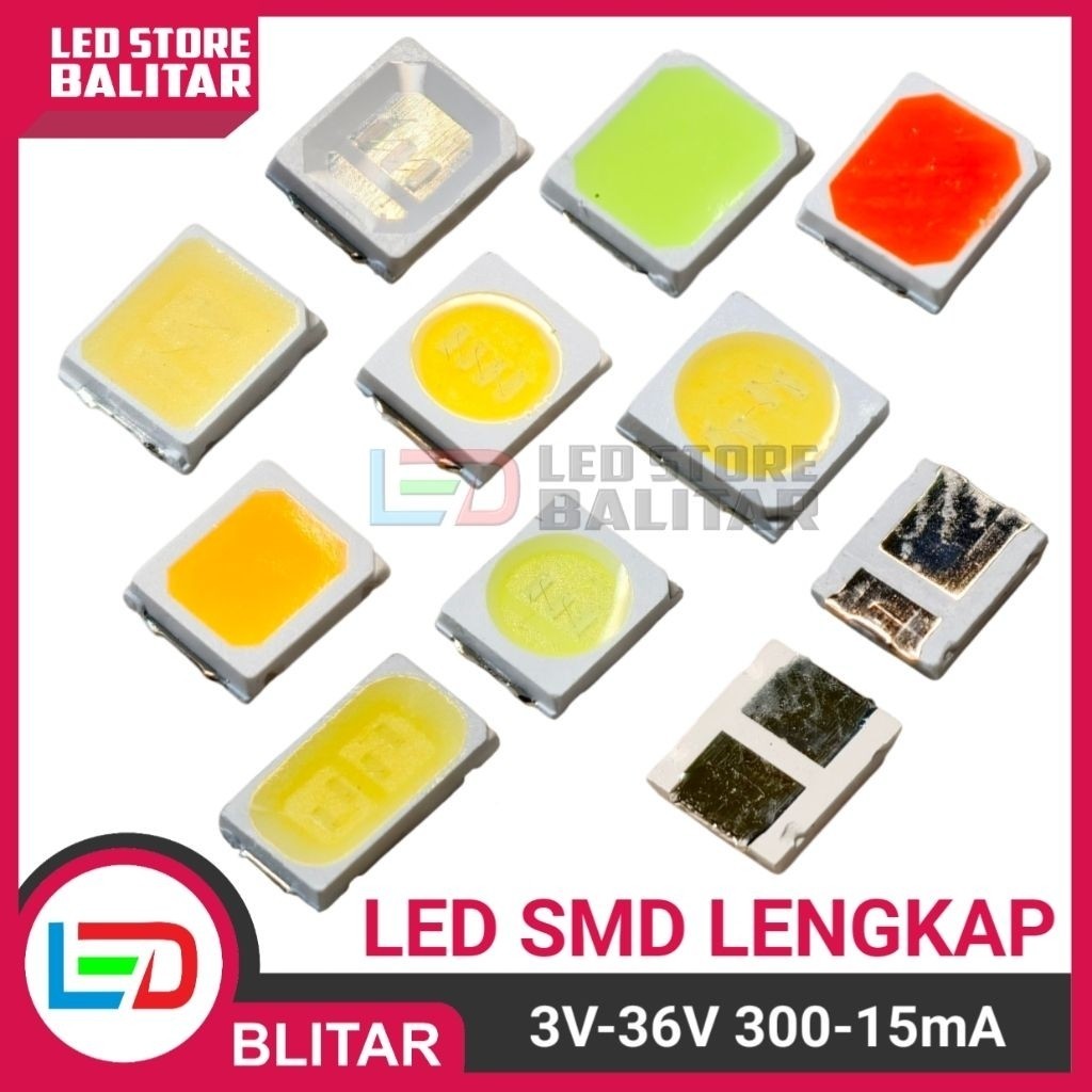GROSIR LAMPU LED SMD 2835 3V 6V 9V  UNTUK SERVIS LAMPU PHILIPS OSRAM PANASONIC DLL RZX LG CW+