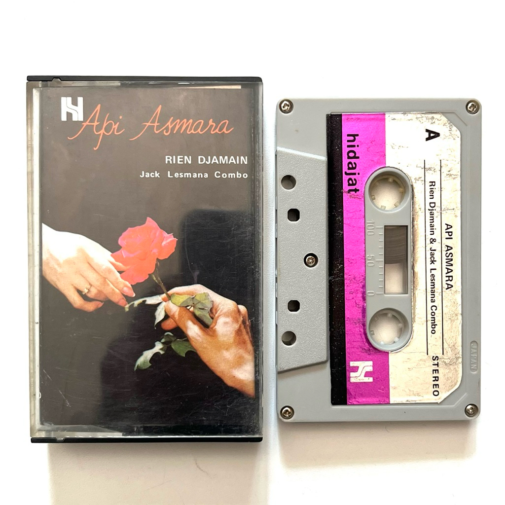 Kaset Pita Jazz Rien Djamain / Jack Lesmana Combo - Api Asmara (HIDAYAT RECORDS 1975)