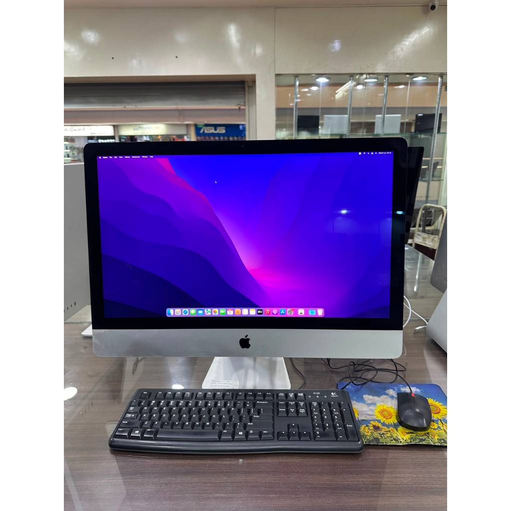 Imac Slim 27 Inch 5K 2017 Ci5 3.8 GHz Ram 8GB/ 512GB SSD+ 128GB SSD Second Original