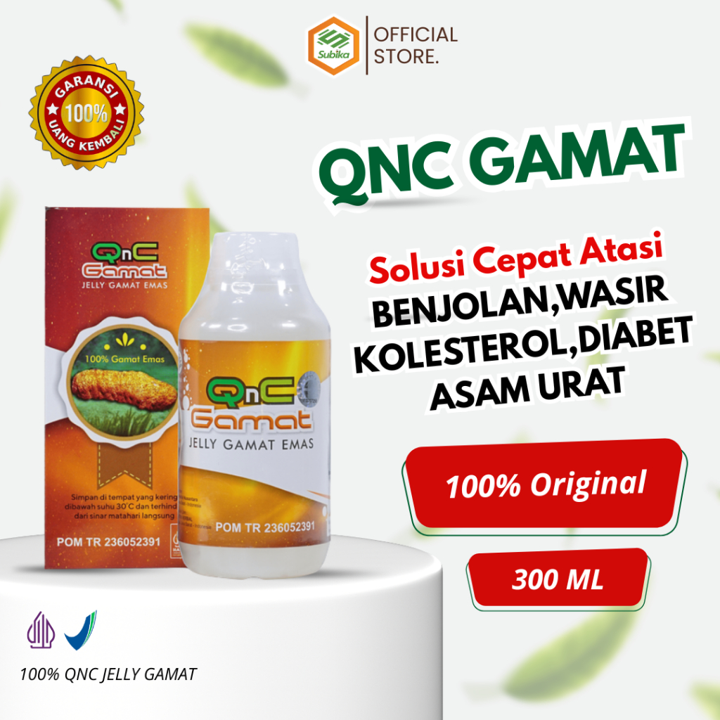 QnC Jelly Gamat - Obat Abses Payudara, Obat Bisul di payudara, Obat Payudara bengkak / Abses, Pengha