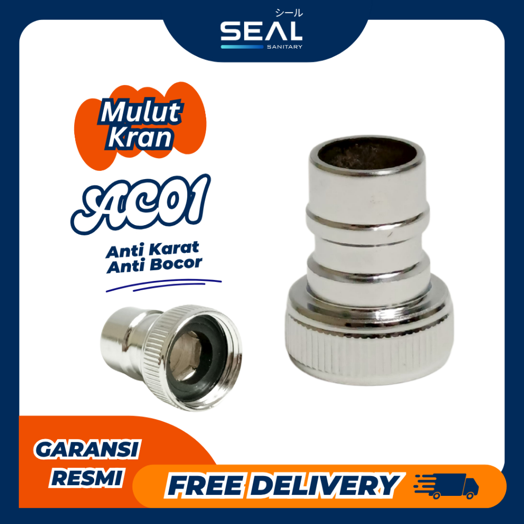 SEAL Sanitary Mulut Kran Drat Kran Tanam Cucuk Sambungan Kepala Kran Selang Air AC01